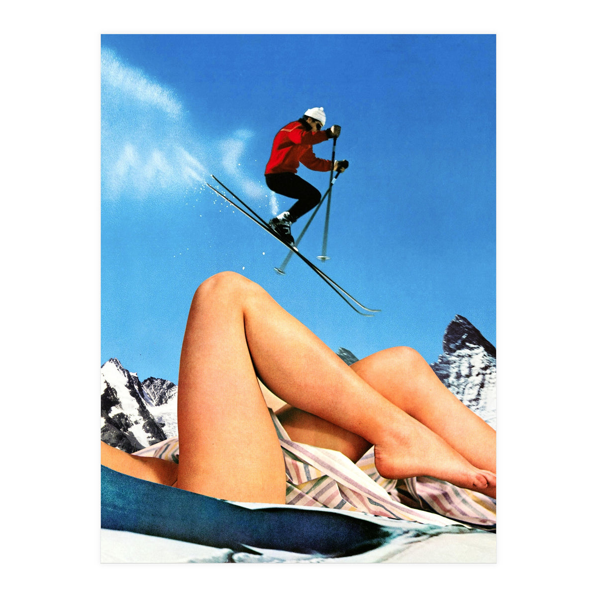 Skiing Time (Print Only)