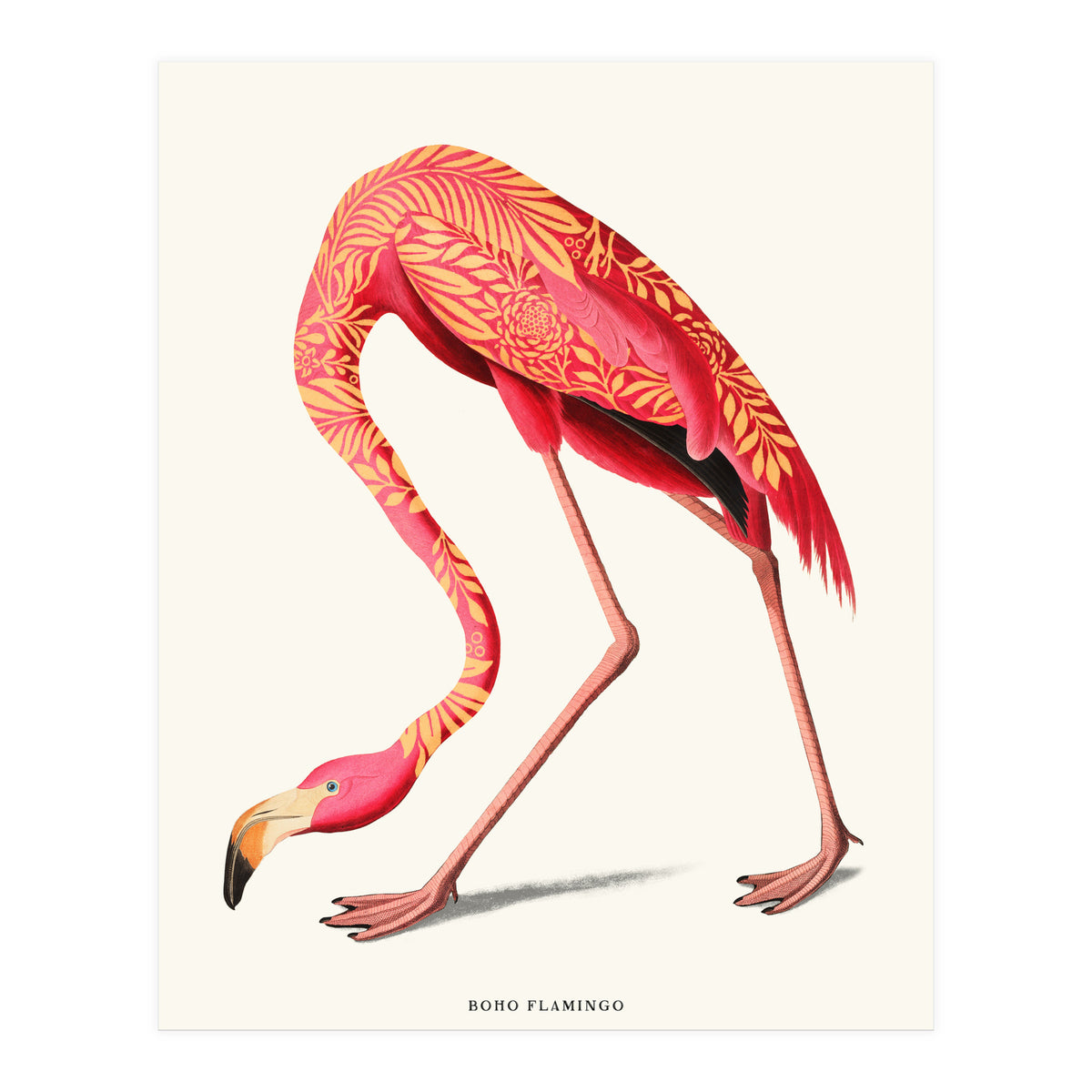 Boho Flamingo (Print Only)