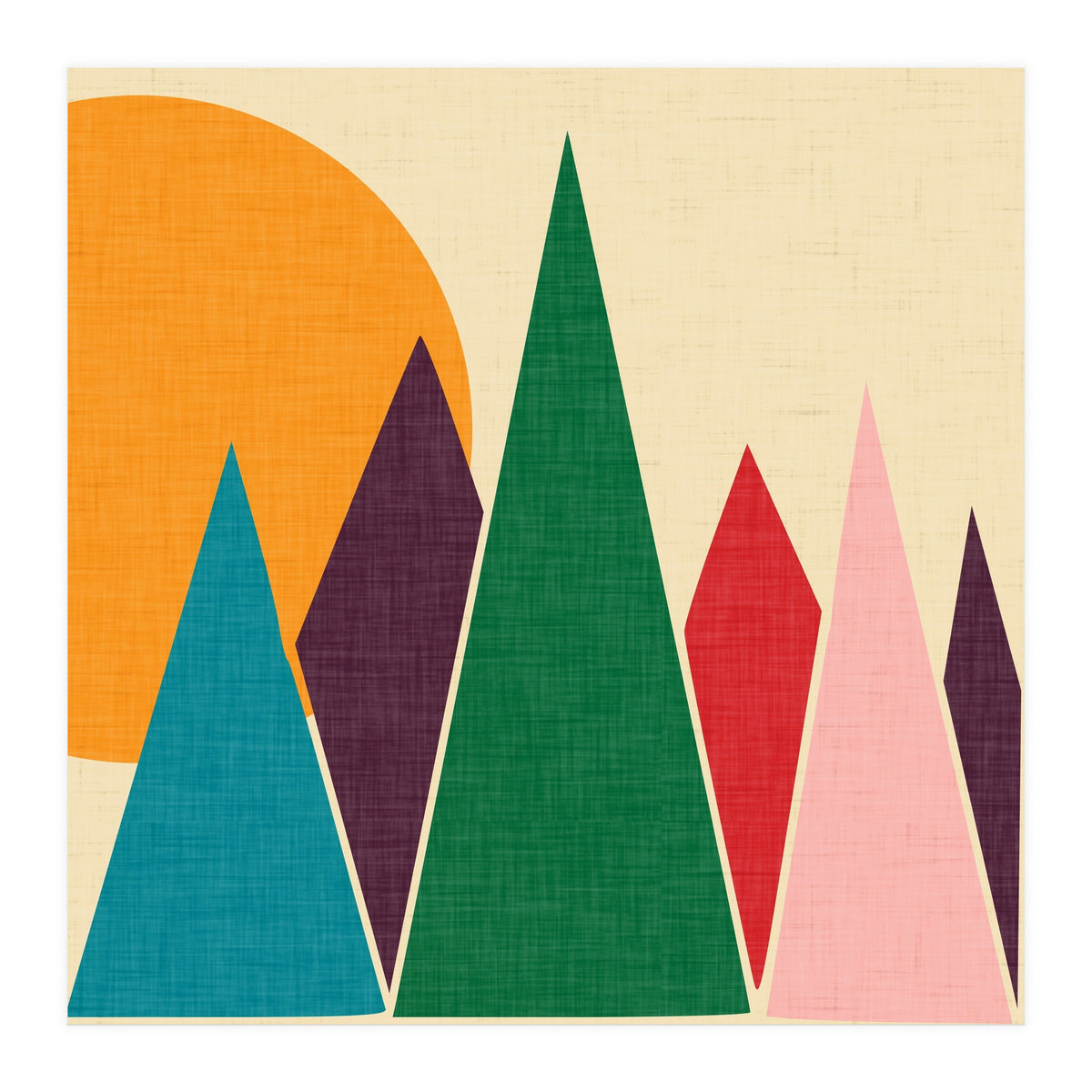 Wondering Solar Mountain  (Print Only)