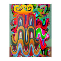 Pop Abstract Asimetrico A6 (Print Only)
