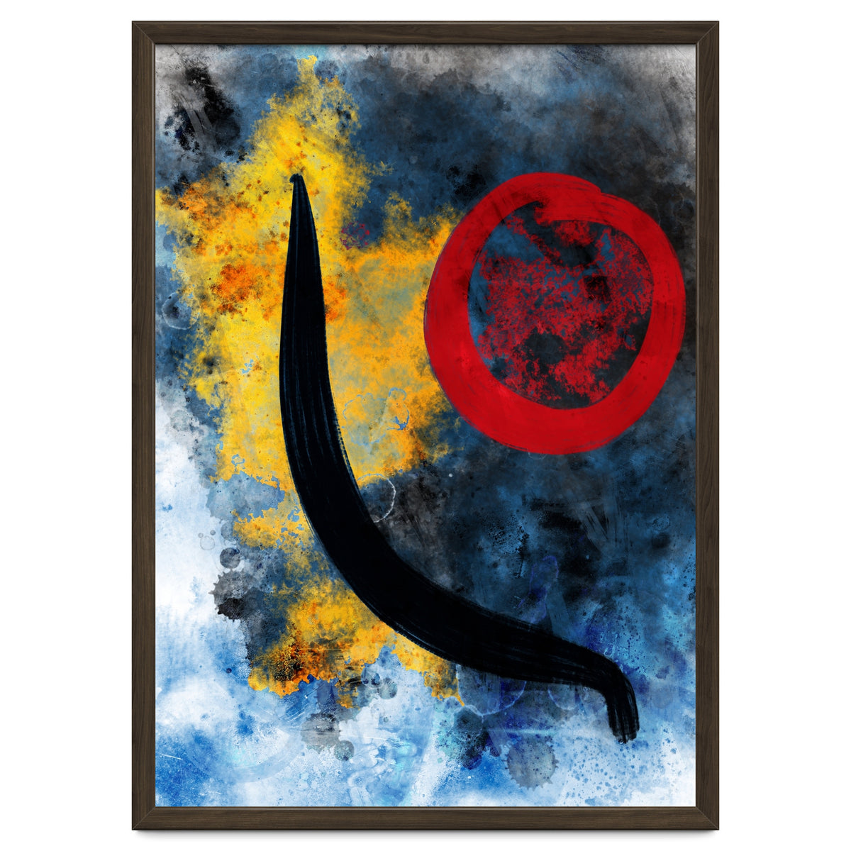 Abstract Calligraphy in the universe