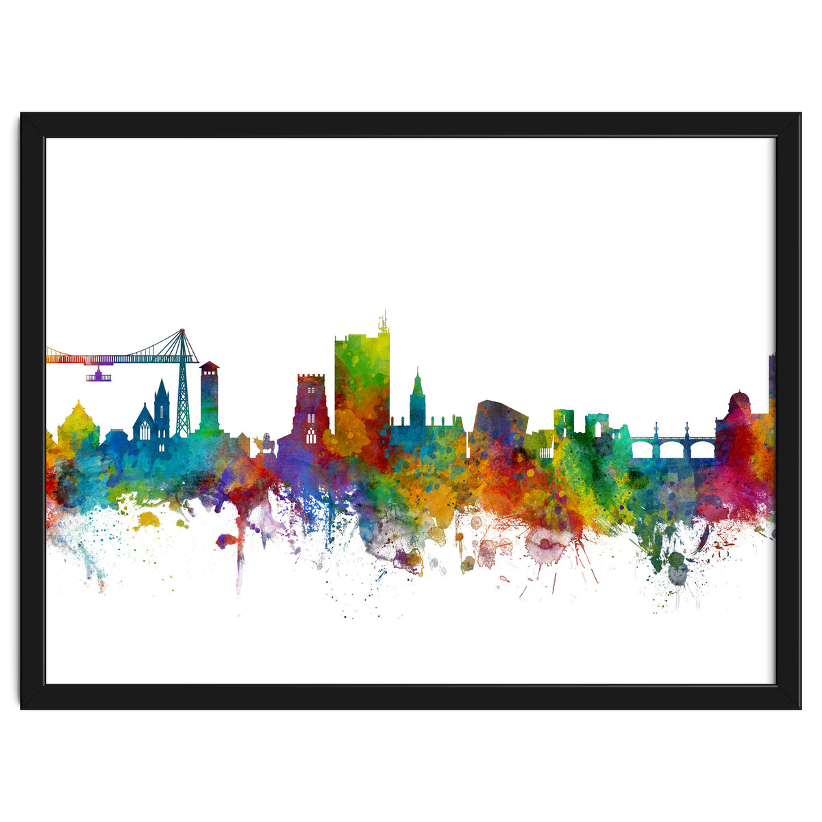 Newport Wales Skyline