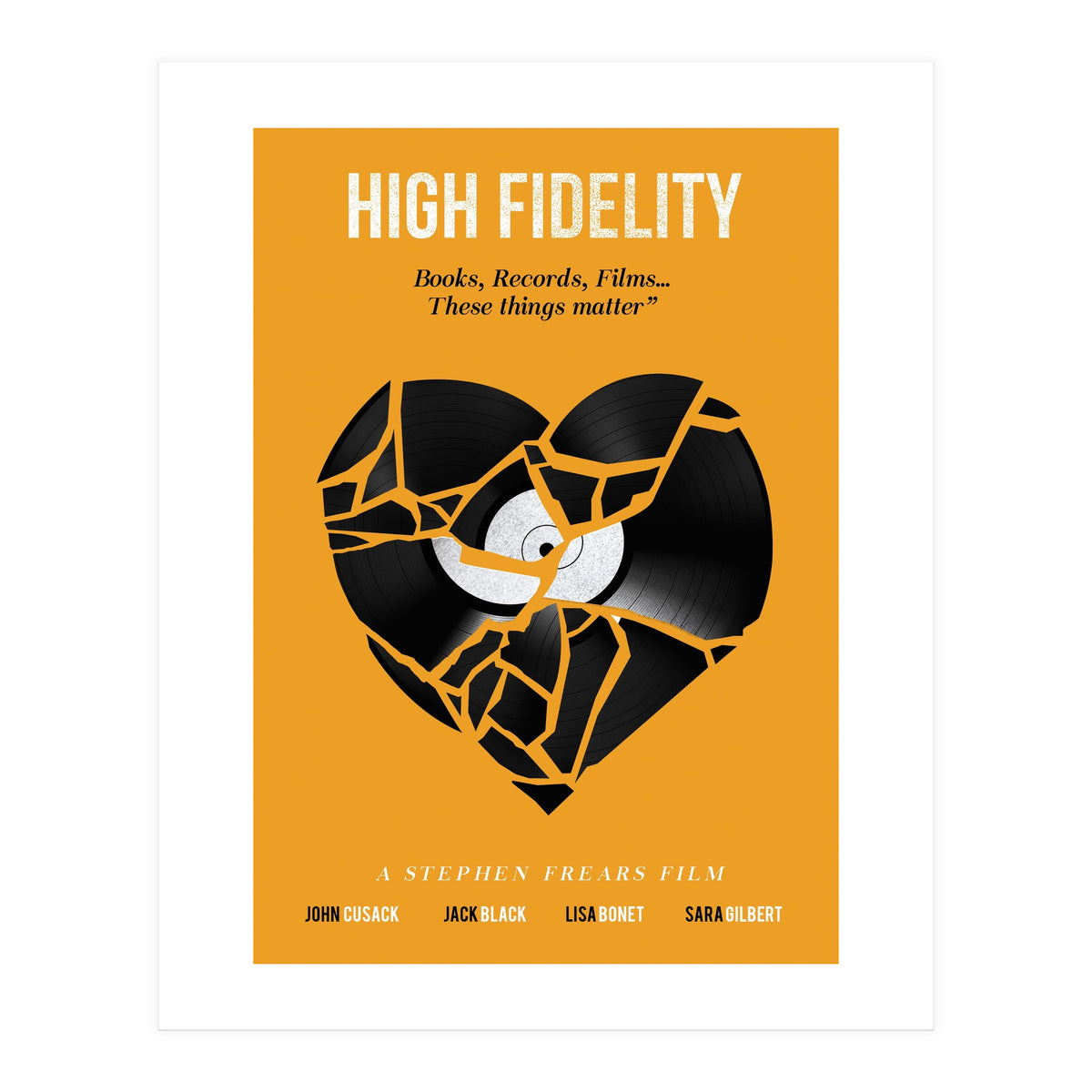 High Fidelity movie poster (Print Only)