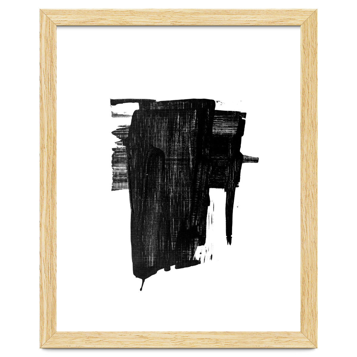 Minimalist Textured Brushstroke Art #2