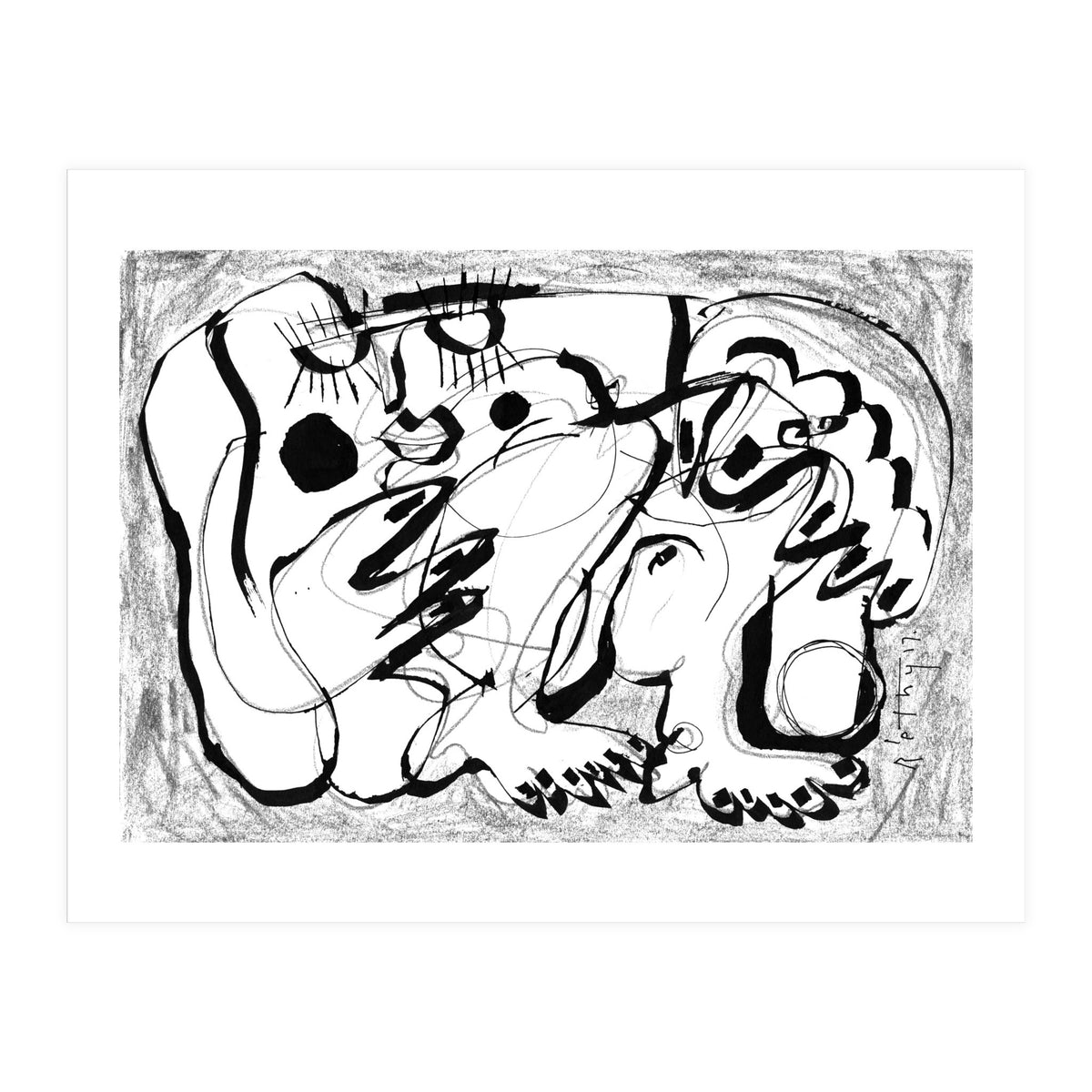 Female Nude no. 02 - b&w (Print Only)