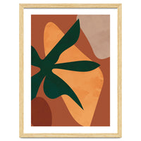 Abstract Bohemian Terracotta Plant