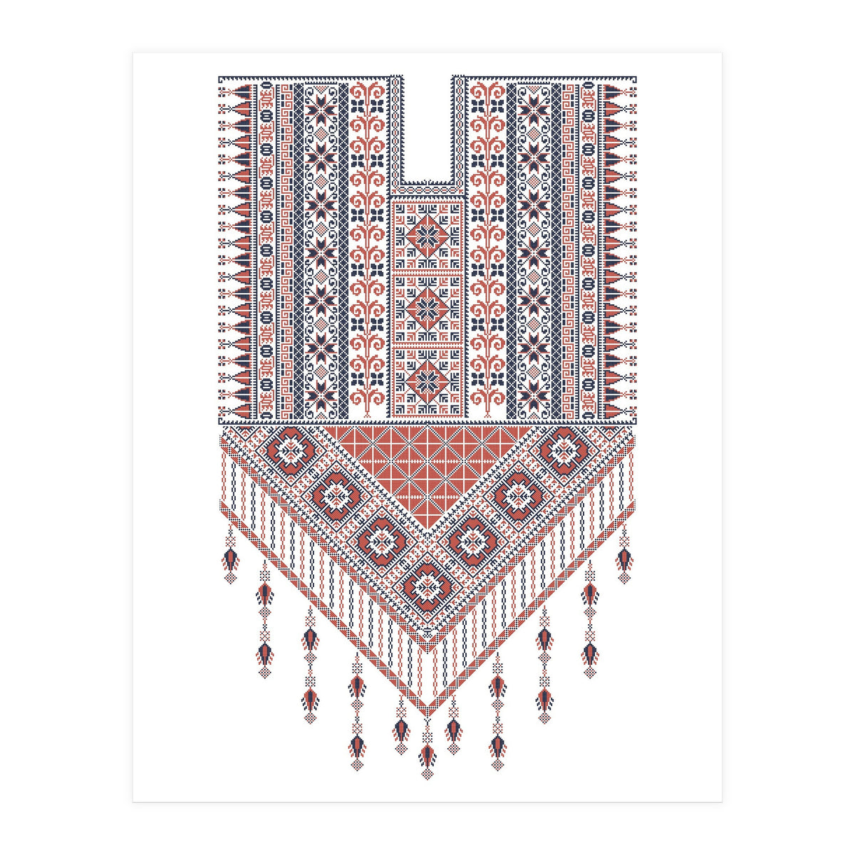 Tatreez Ornament 16 (Print Only)