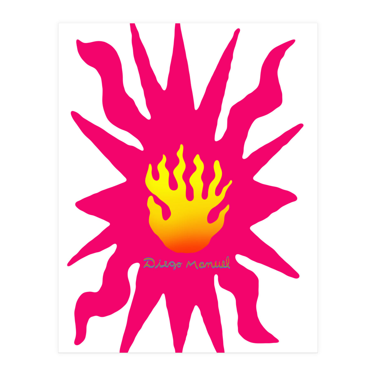 Fuego 38 Copia (Print Only)