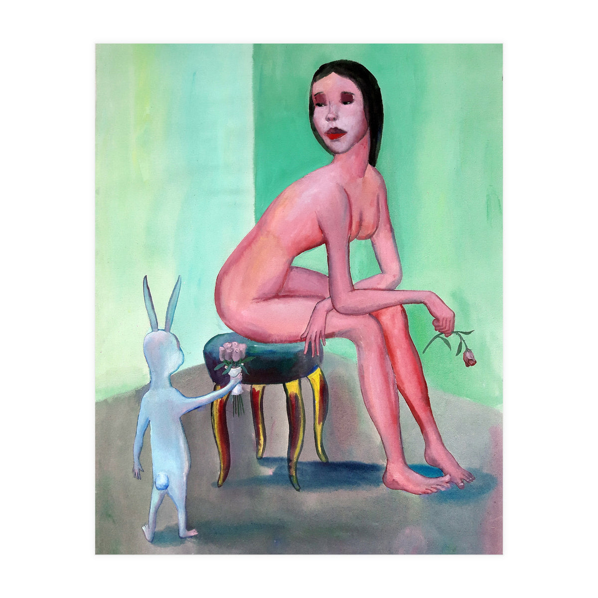 Conejo Enamorado 1 (Print Only)