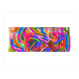 Pink And Blue In Traces (Print Only) thumbnail