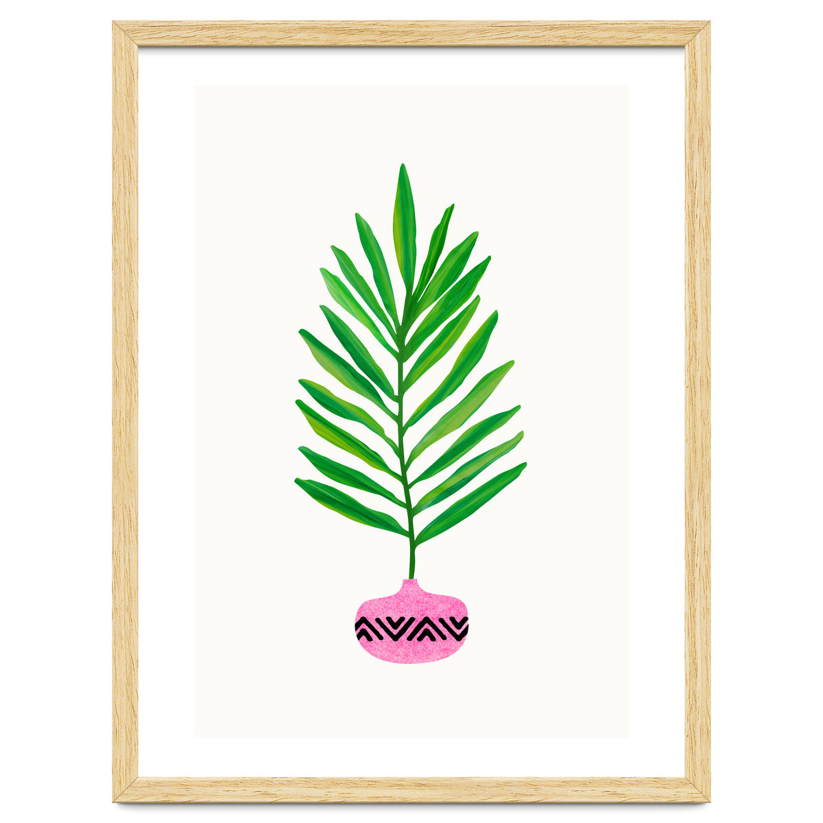 Modern Tropical Leaf