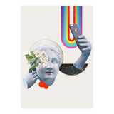 Greek Goddess Rainbow Selfie By Pear (Print Only) thumbnail