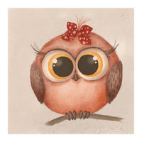 Woodland Nursery - Baby Owl Illustration (Print Only)