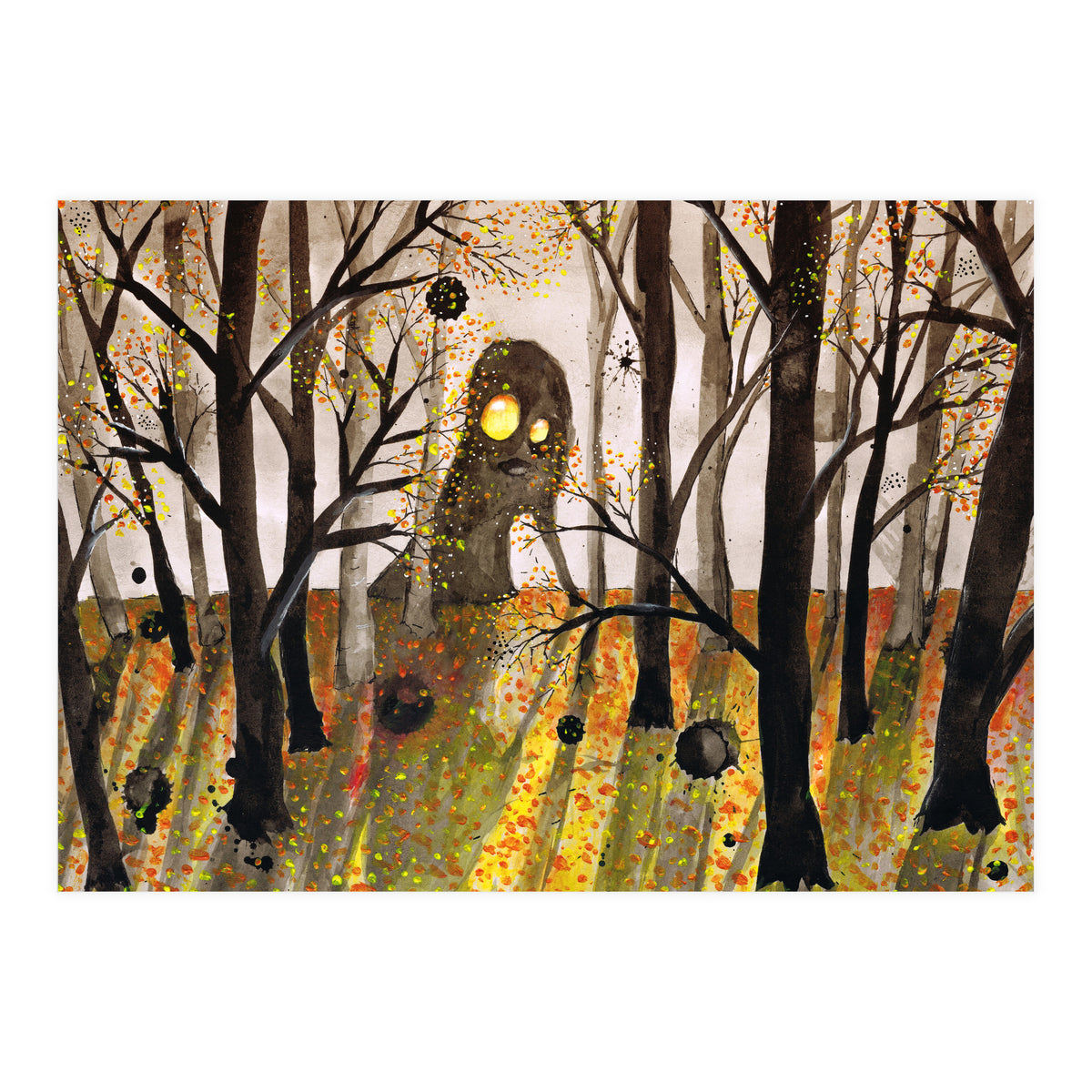 Monster in the woods (Print Only)
