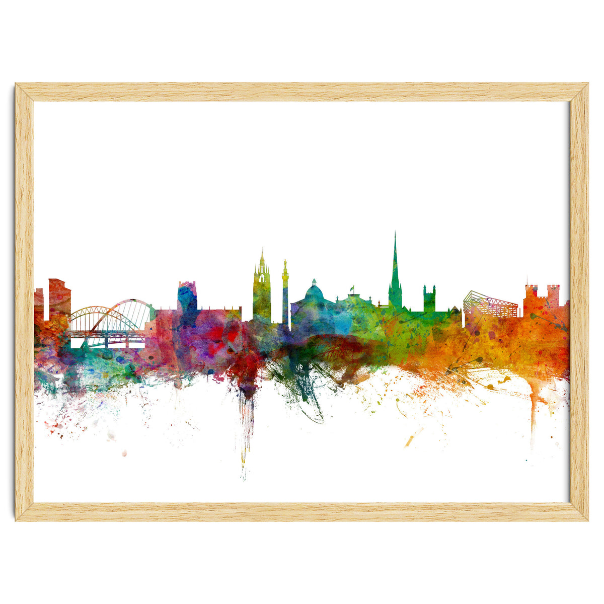 Newcastle England Skyline