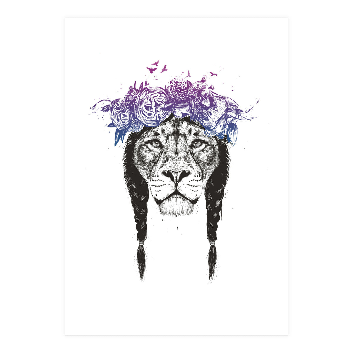 King Of Lion (Print Only)