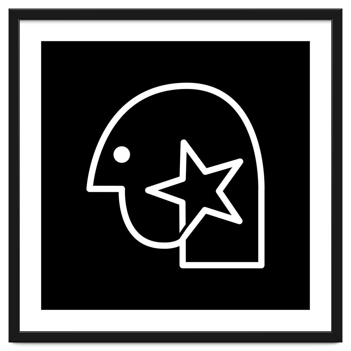 Head Star_Black