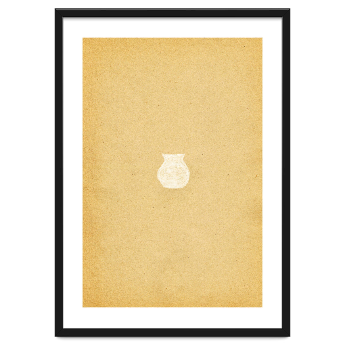 Minimal crock and retro paper