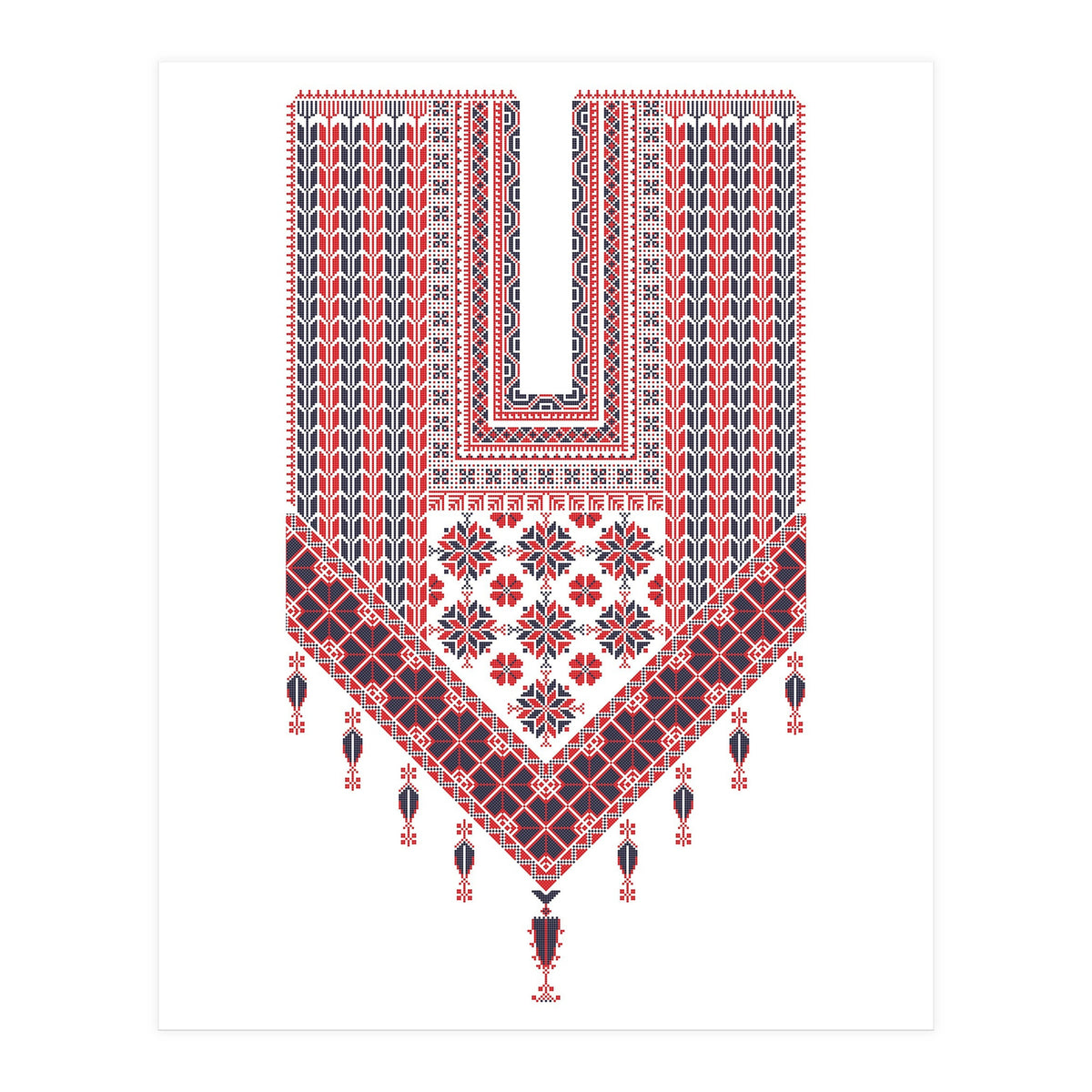 Tatreez Ornament 12 (Print Only)