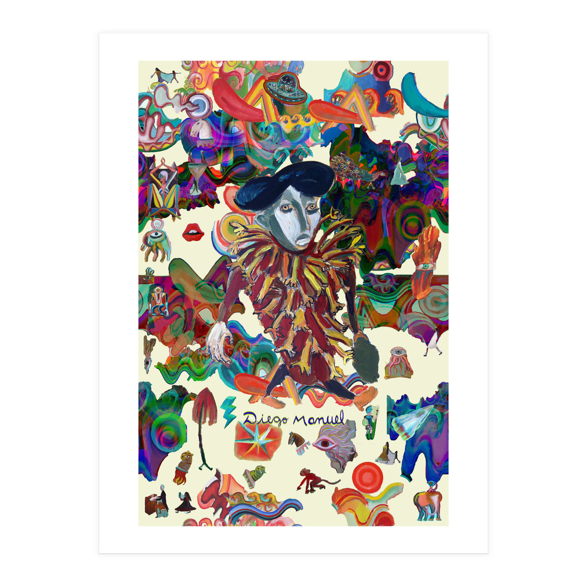 Graffitis 2021 Tapiz 48 B (Print Only)