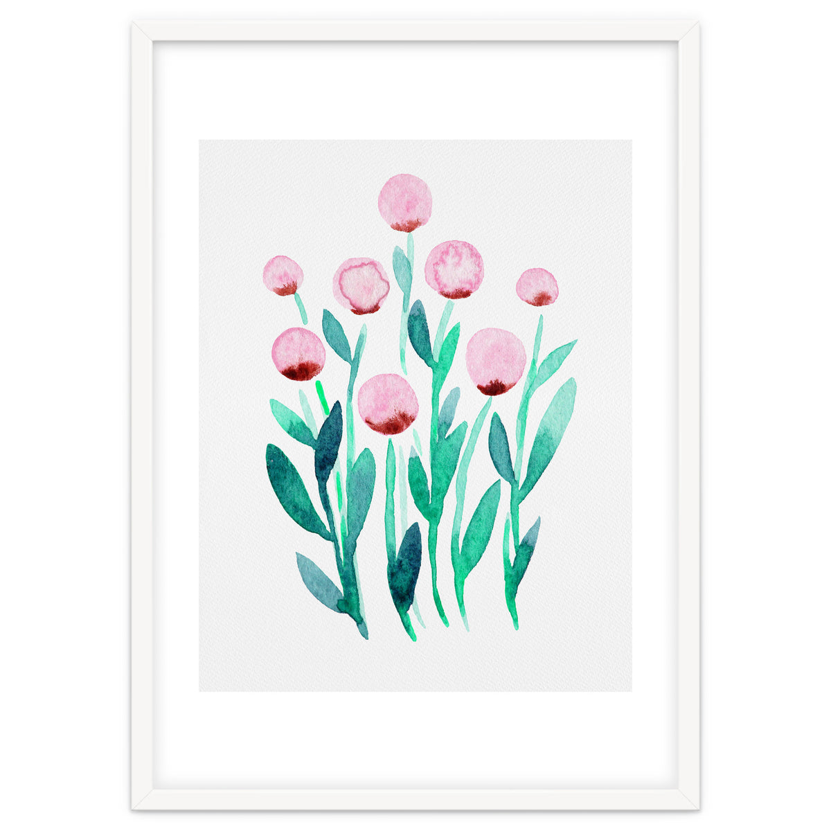 Simple pink flowers