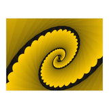 Abstract Floral Yellow (Print Only) thumbnail