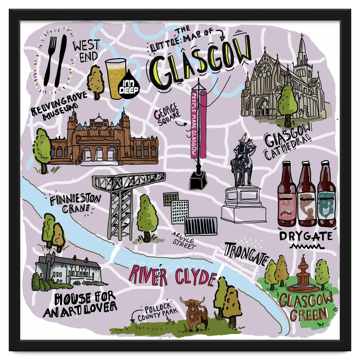 Little Map of Glasgow