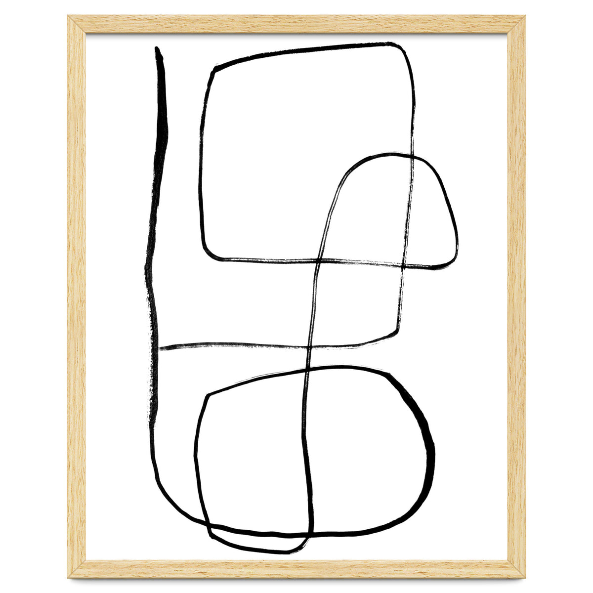 Mid-Century Line Art Print #3