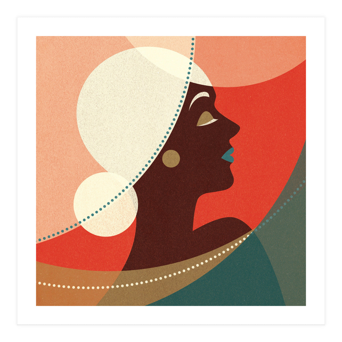 Venn Deco (Umber) (Print Only)