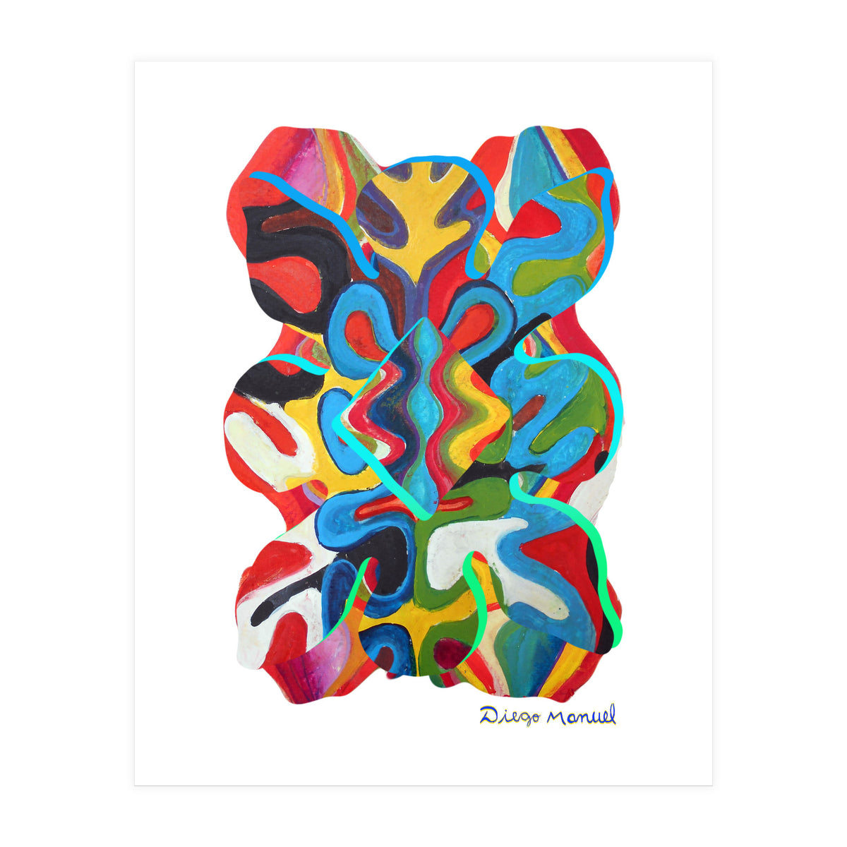 Pop Abstract Asimetrico 25 Copia (Print Only)