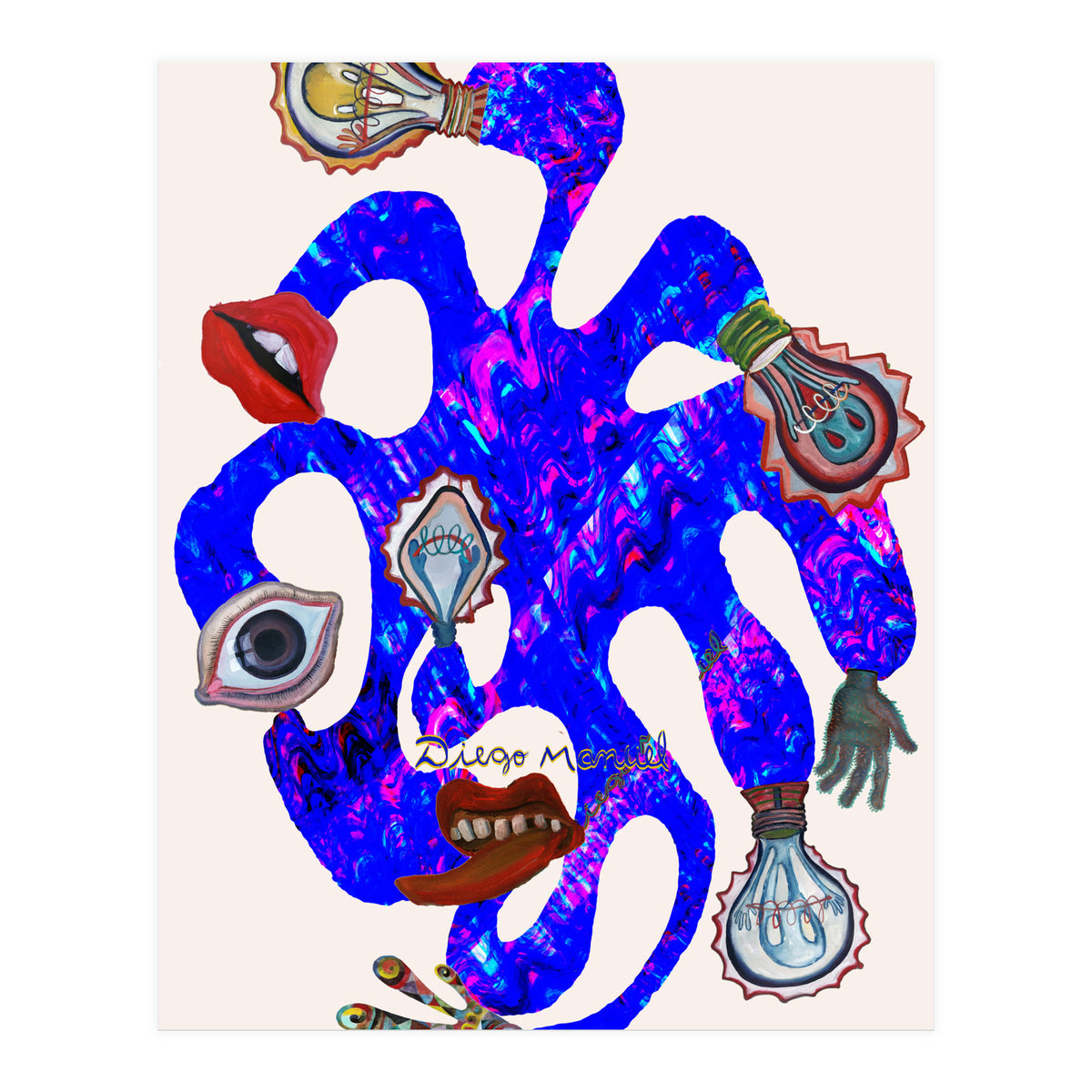 Pulpo Azul (Print Only)
