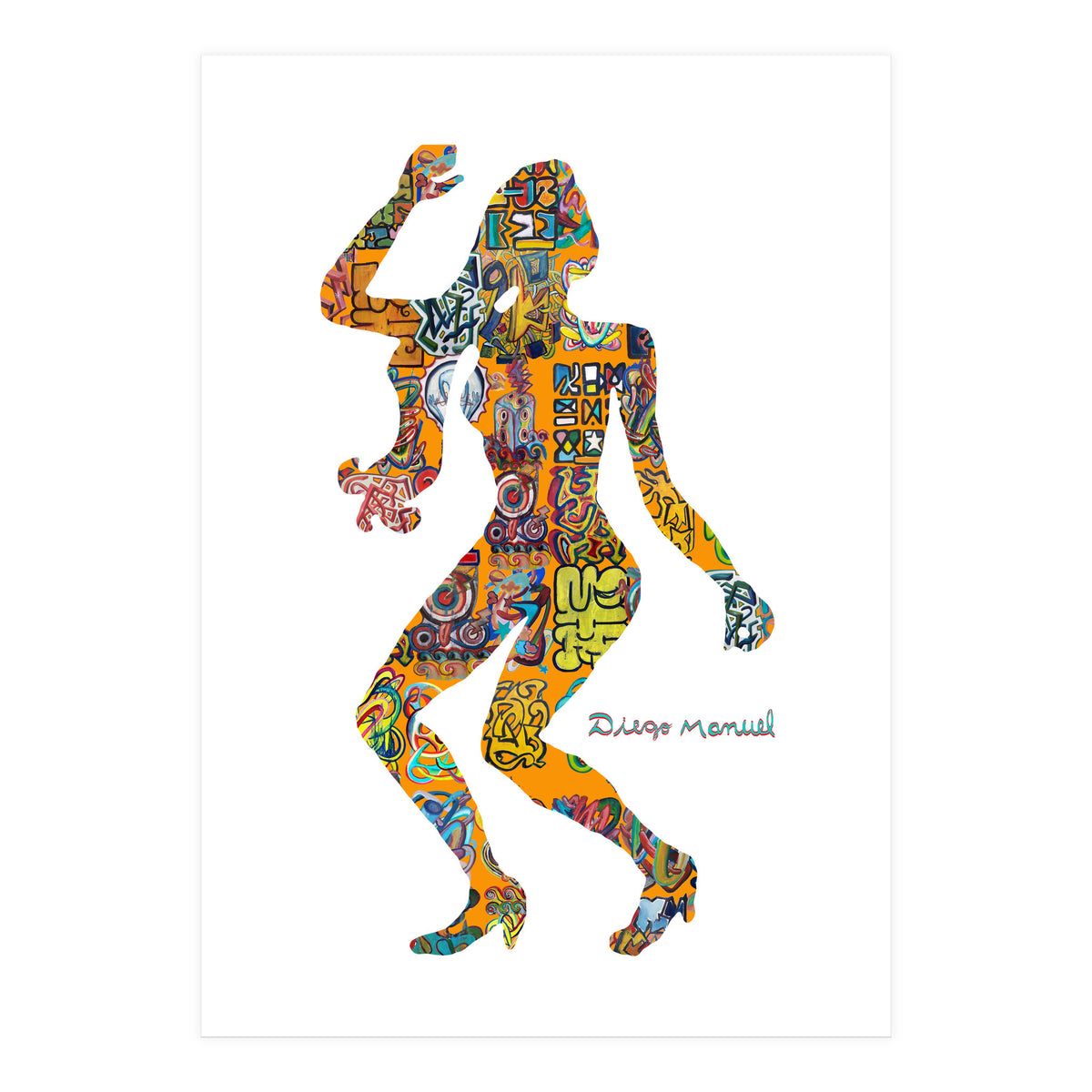 Dance Girl B 23  (Print Only)