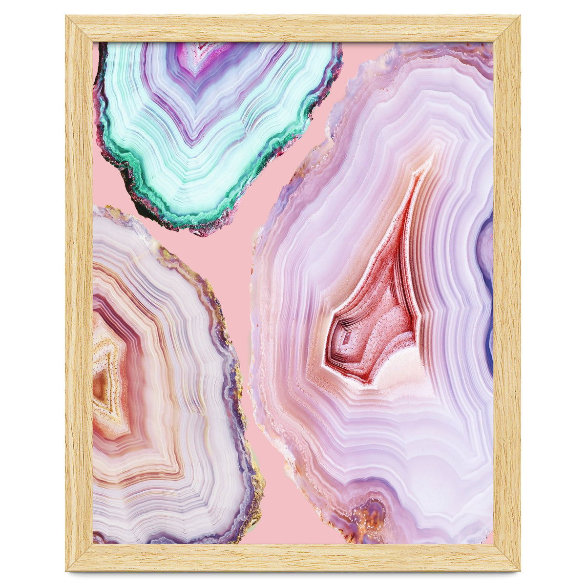 Mineral Agates #Glam collection