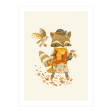 Rebecca The Radish Raccoon (Print Only) thumbnail