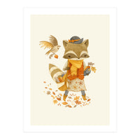 Rebecca The Radish Raccoon (Print Only)