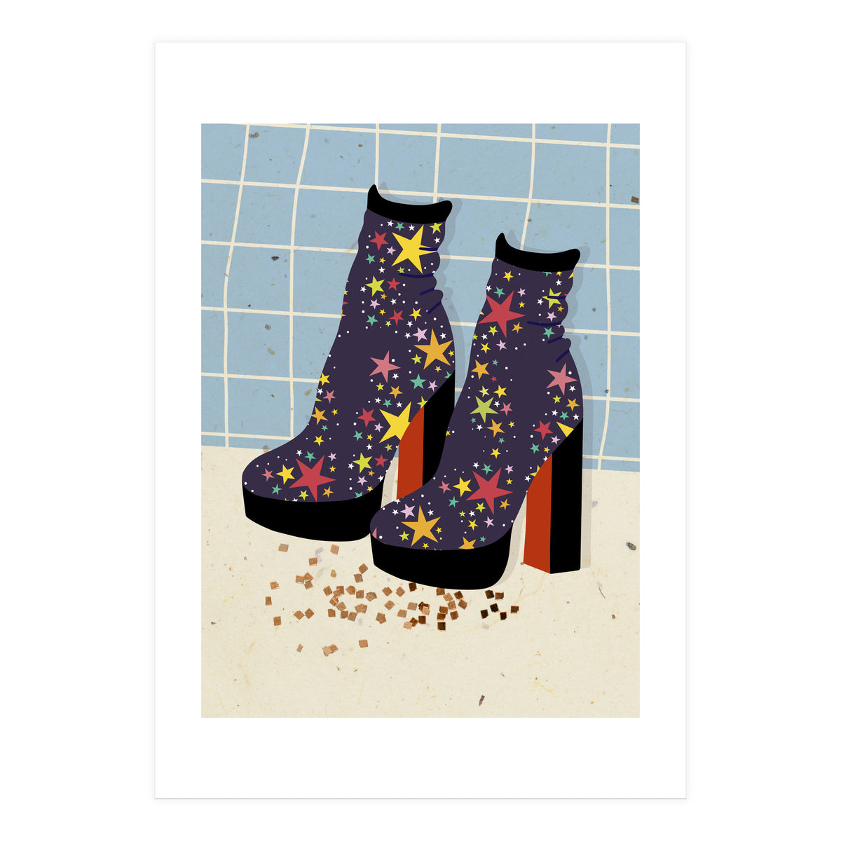 Starry Disco Shoes (Print Only)