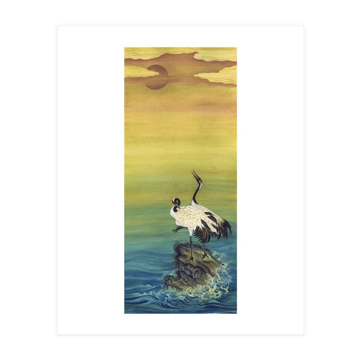 Cranes at Dawn (Print Only)