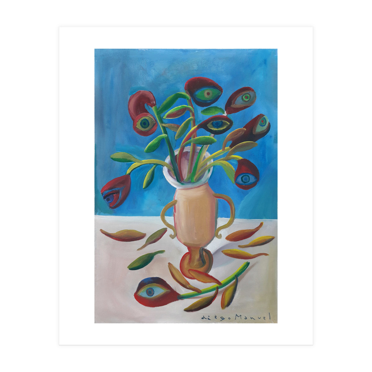 Flores Ojos (Print Only)