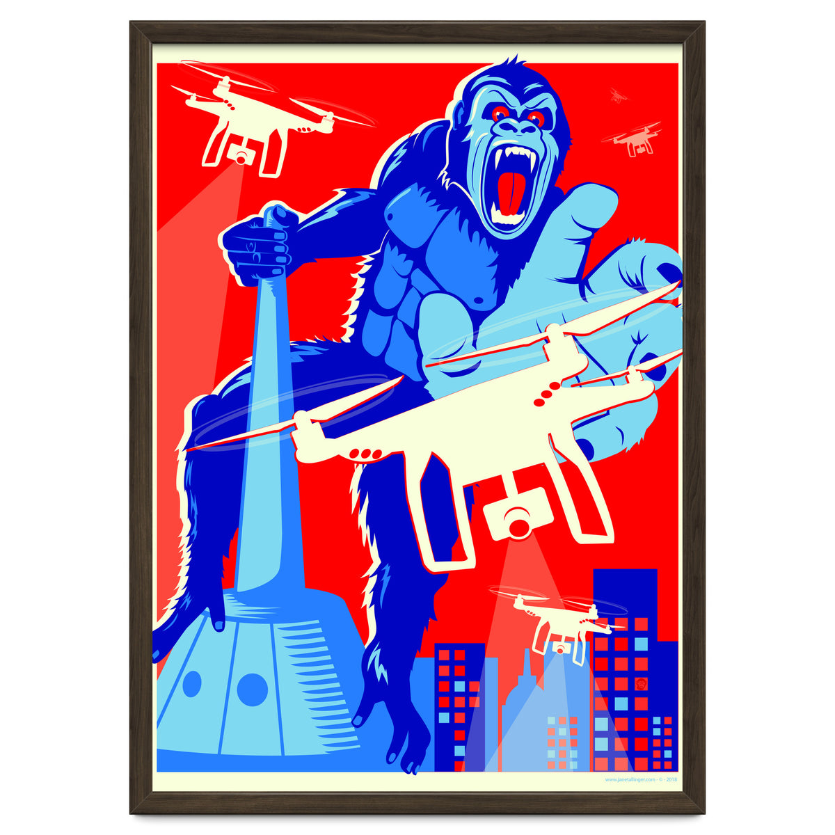King Kong vs Drones