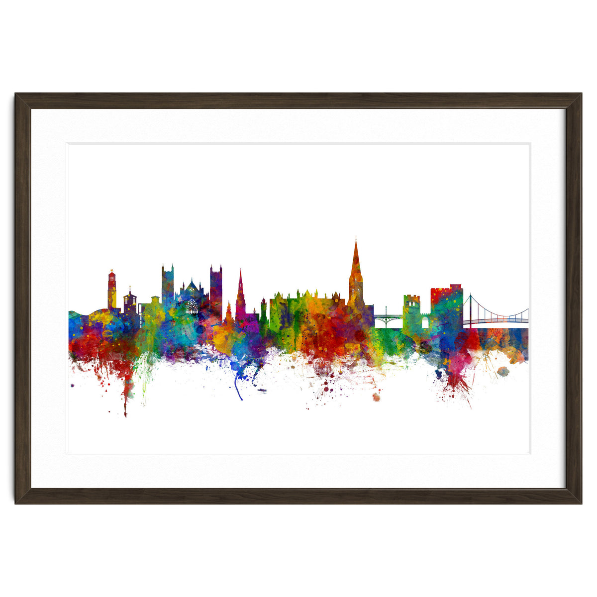 Exeter England Skyline