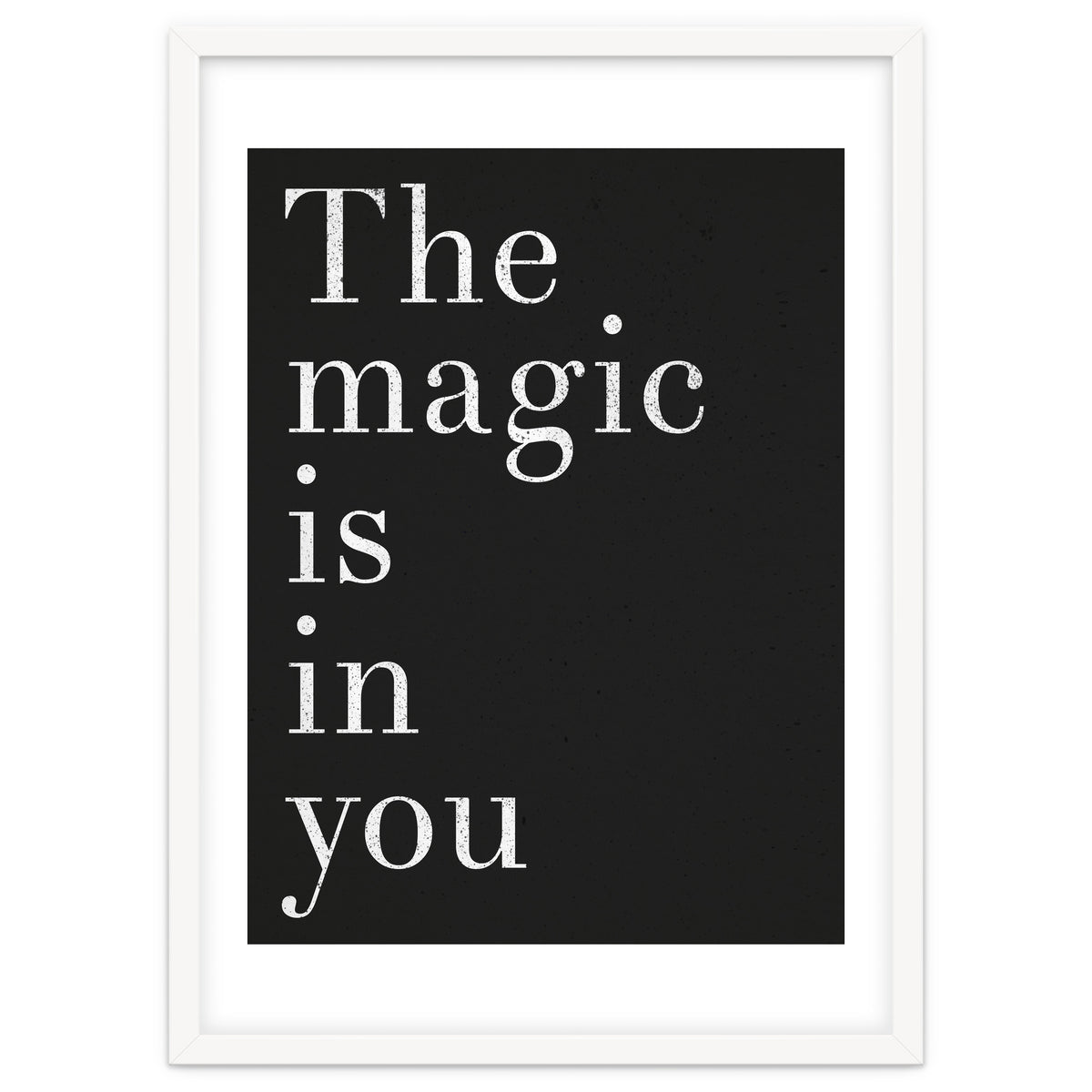 The Magic Is In You, Black