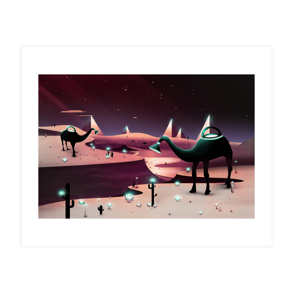 Watering The Desert (Print Only)