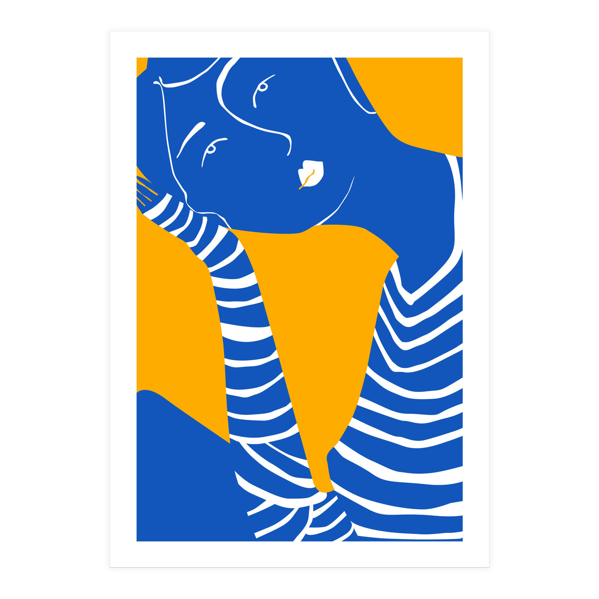 I'm Thinking Blue (Print Only)