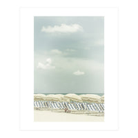 Vintage beach scene  (Print Only)