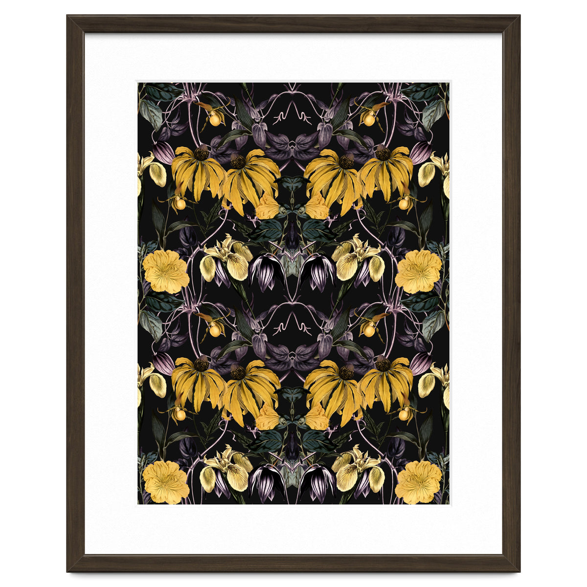 Nocturnal botanical garden kaleidoscope