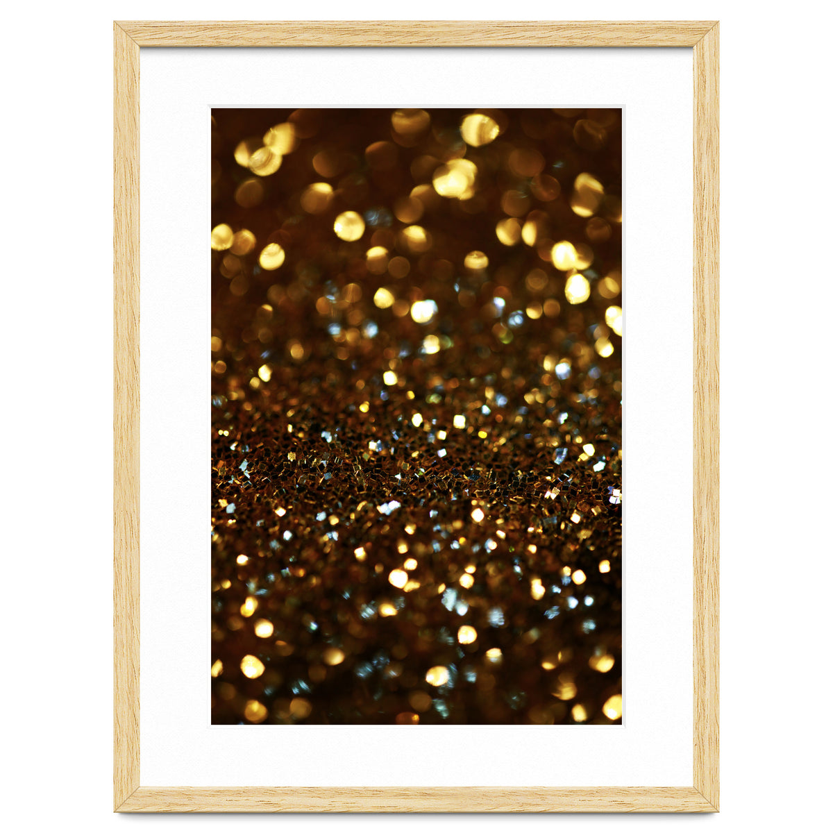 Golden glitter