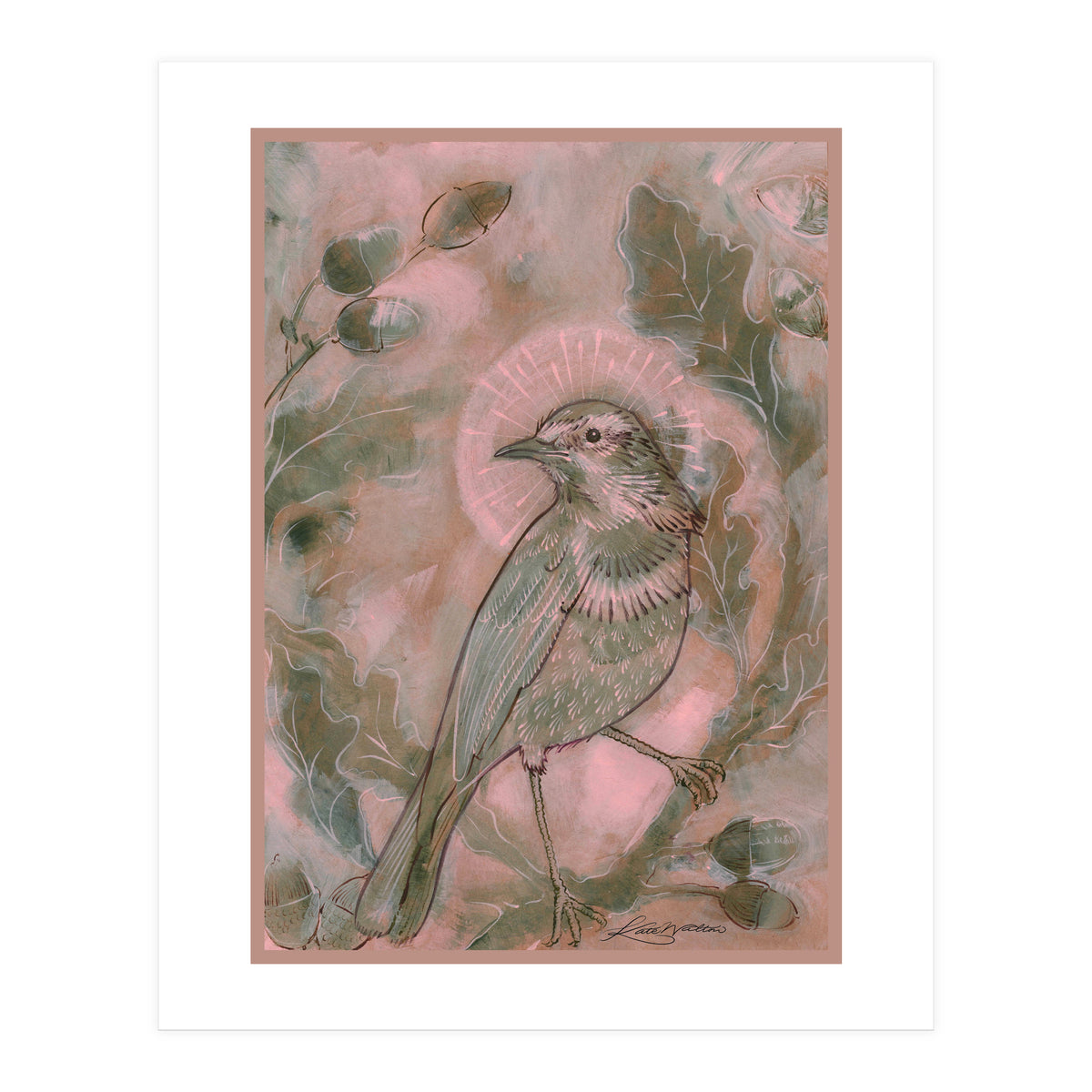 Birdsongsignedborder (Print Only)