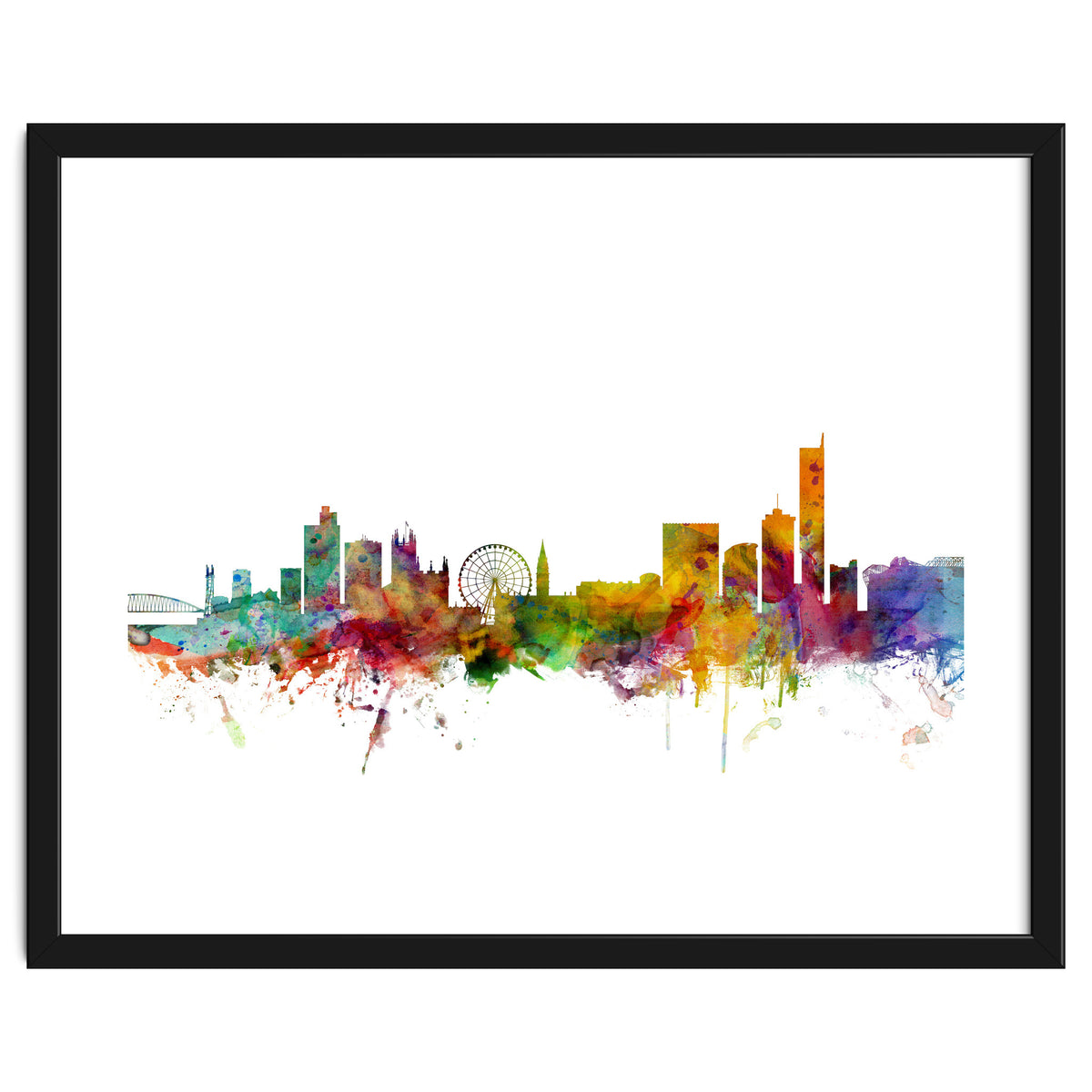 Manchester England Skyline