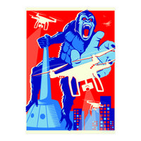 King Kong vs Drones (Print Only)
