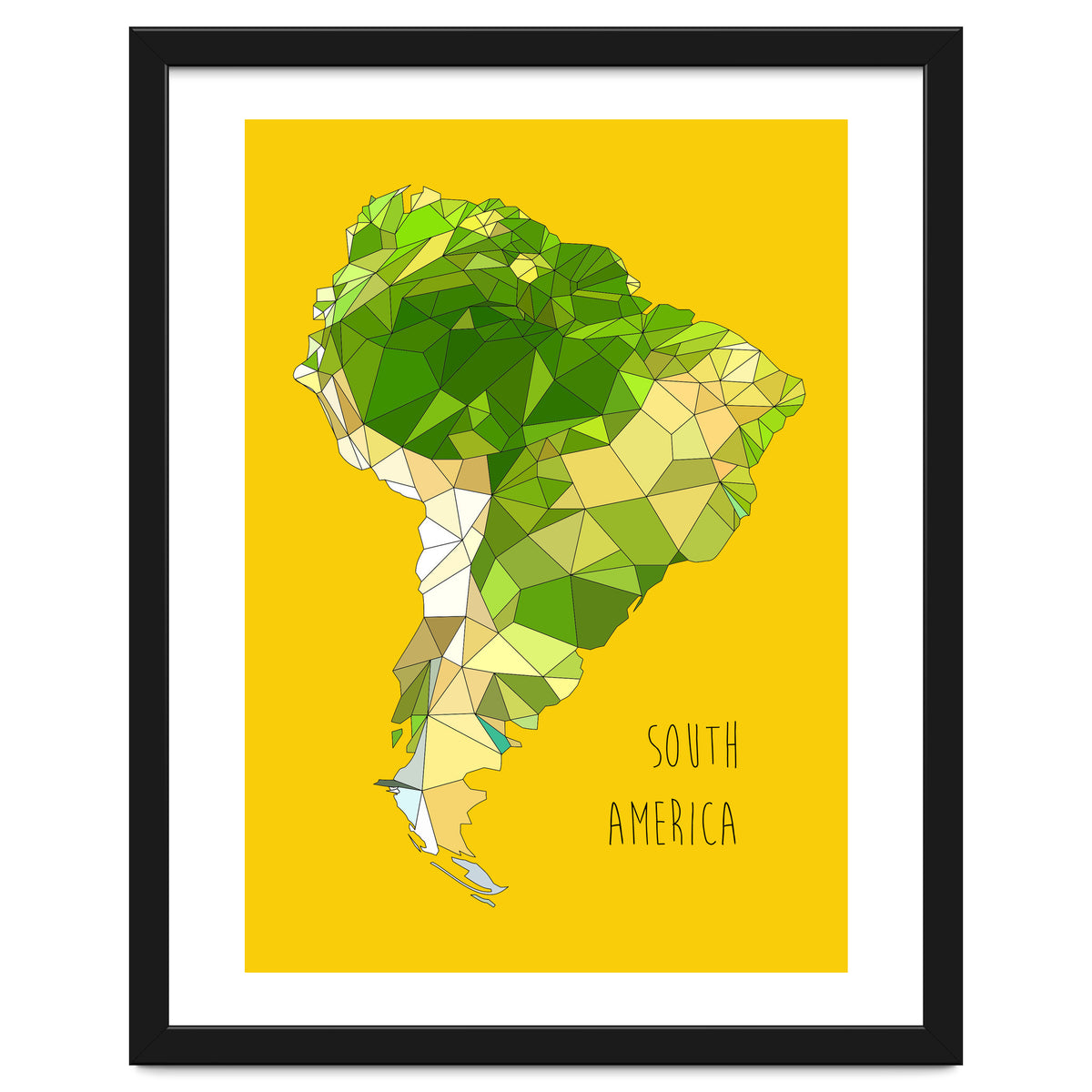 SOUTH AMERICA – Yellow